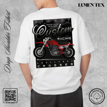 Custom Racing - Drop Shoulder Cotton T-shirt