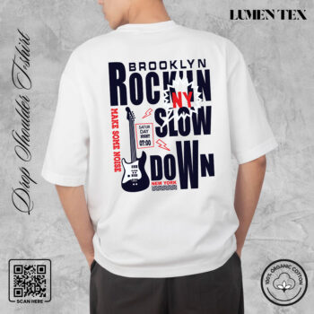 Rocking Showdown - Drop Shoulder Cotton T-shirt