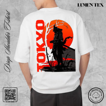 Tokyo - Drop Shoulder Cotton T-shirt