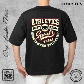 Athletics 89 - Drop Shoulder Cotton T-shirt
