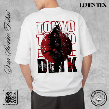 Tokyo Supreme - Drop Shoulder Cotton T-shirt