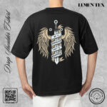 Warrior - Drop Shoulder Cotton T-shirt