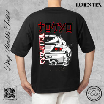Tokyo Drift - Drop Shoulder Cotton T-shirt