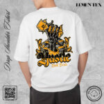 Death Hustle- Drop Shoulder Cotton T-shirt