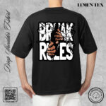 Break Rules- Drop Shoulder Cotton T-shirt
