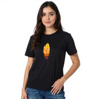 Phoenix Feather- Cotton T-shirt