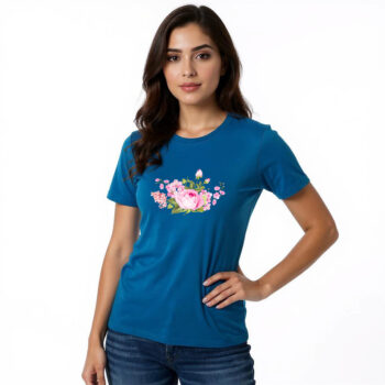 Rosy Mood- Cotton T-shirt