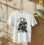 Demon Slayer Tanjiro white - Cotton Anime T-shirt