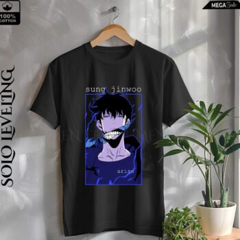 Solo Leveling Sung Jinwoo - Cotton Anime T-shirt