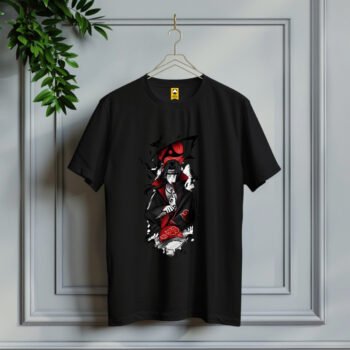 Itachi Black - Cotton Anime T-shirt