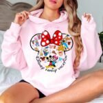 Women’s Disney Family Vacation Graphic Hoodie – Classic Fit | Stylish Winter Wear
