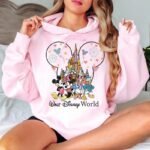 Women’s World Mickey And Friends Graphic Hoodie – Classic Fit | Stylish Winter Wear (Copy)